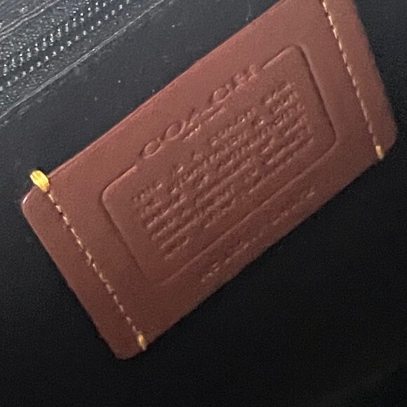 Coach C4072 Black Nylon Leather Baby Diaper Bag Tote w/ Changing Pad Crossbody - Picture 13 of 16